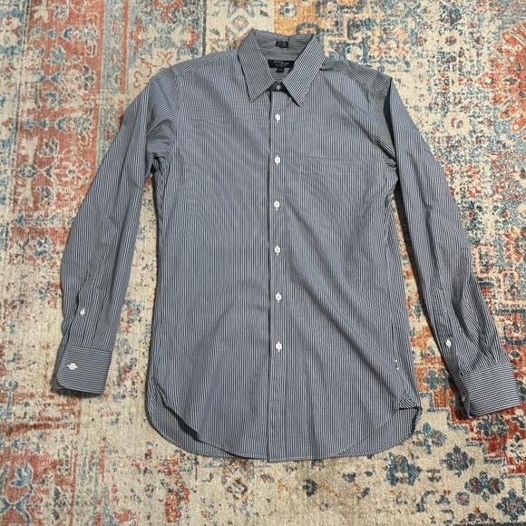 J. Crew Other - Jcrew Thompson Suitings blue and white checked button-up shirt